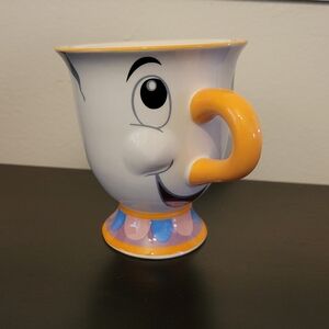 Disney Chip Character Ceramic Mug with Yellow Handle and Multicolor Base